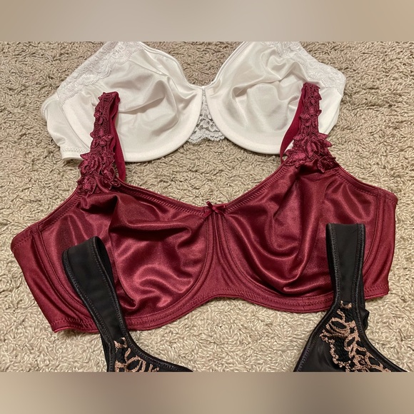 36D bra bundle satin seamless full coverage minimizer bra lot - Picture 13 of 14